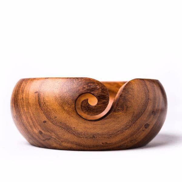 YarnHolder™️ - Handgefertigte Garnschüssel Aus Holz