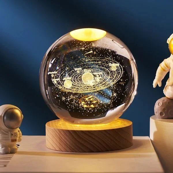 Crystalize™ - 3D Planet Kristallkugel