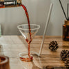 Strawtini™ - Cocktailglas mit integriertem Strohhalm